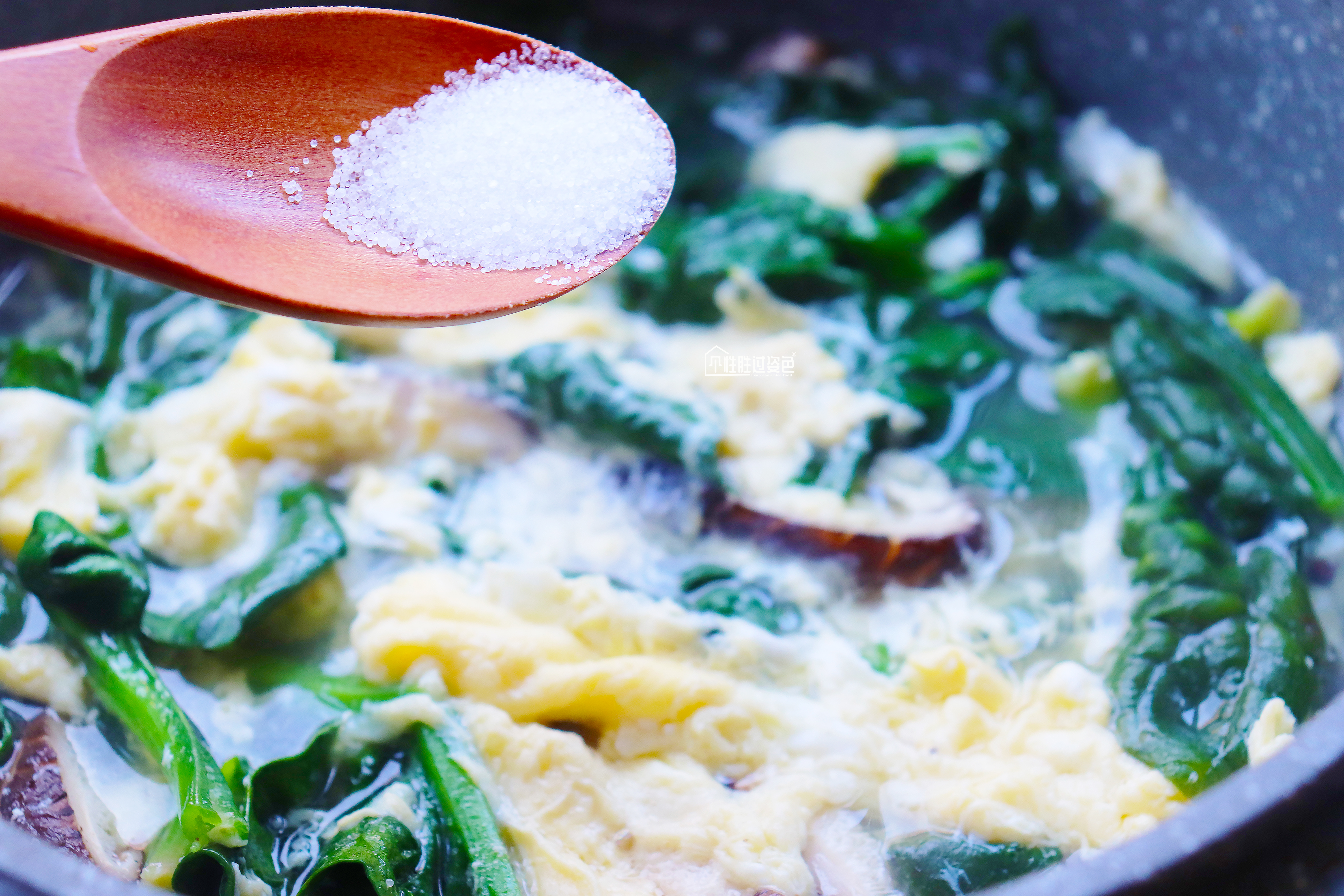 无油鲜蔬芙蓉汤,刮油鲜蔬汤