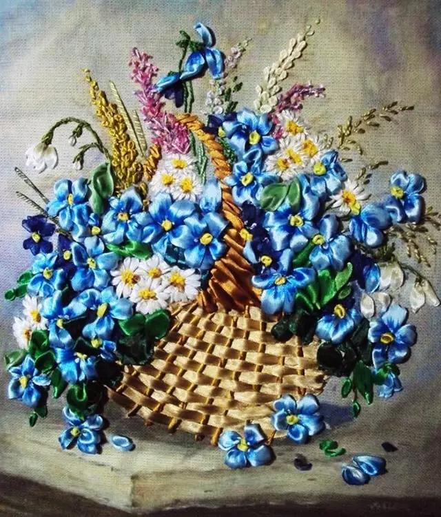 一根针绣花边方法,一根针绣出一个星空