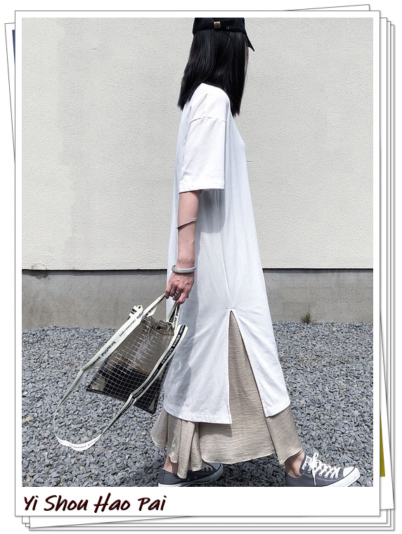 40至50时尚连衣裙穿搭,日系百褶连衣裙穿搭