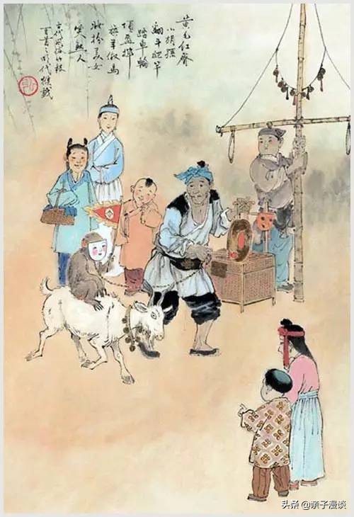 诗词丨100张风俗图，100首诗词，太美了​