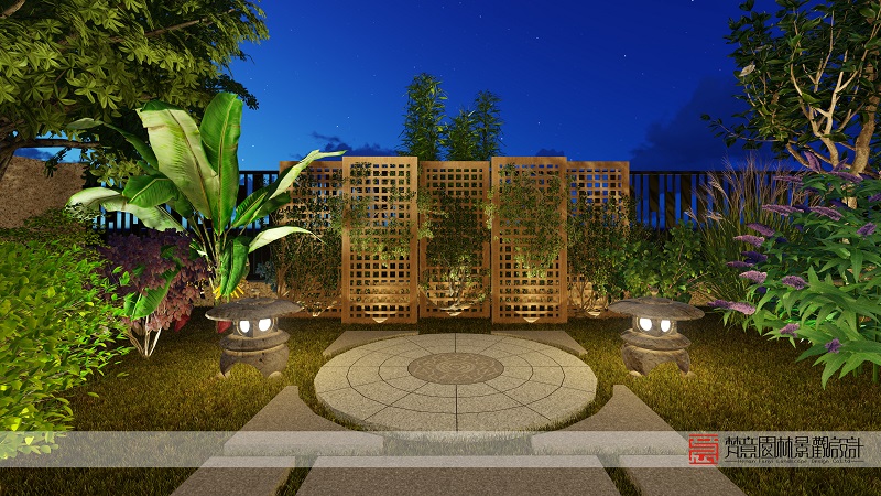 花园设计实景图别墅,花园设计实景案例