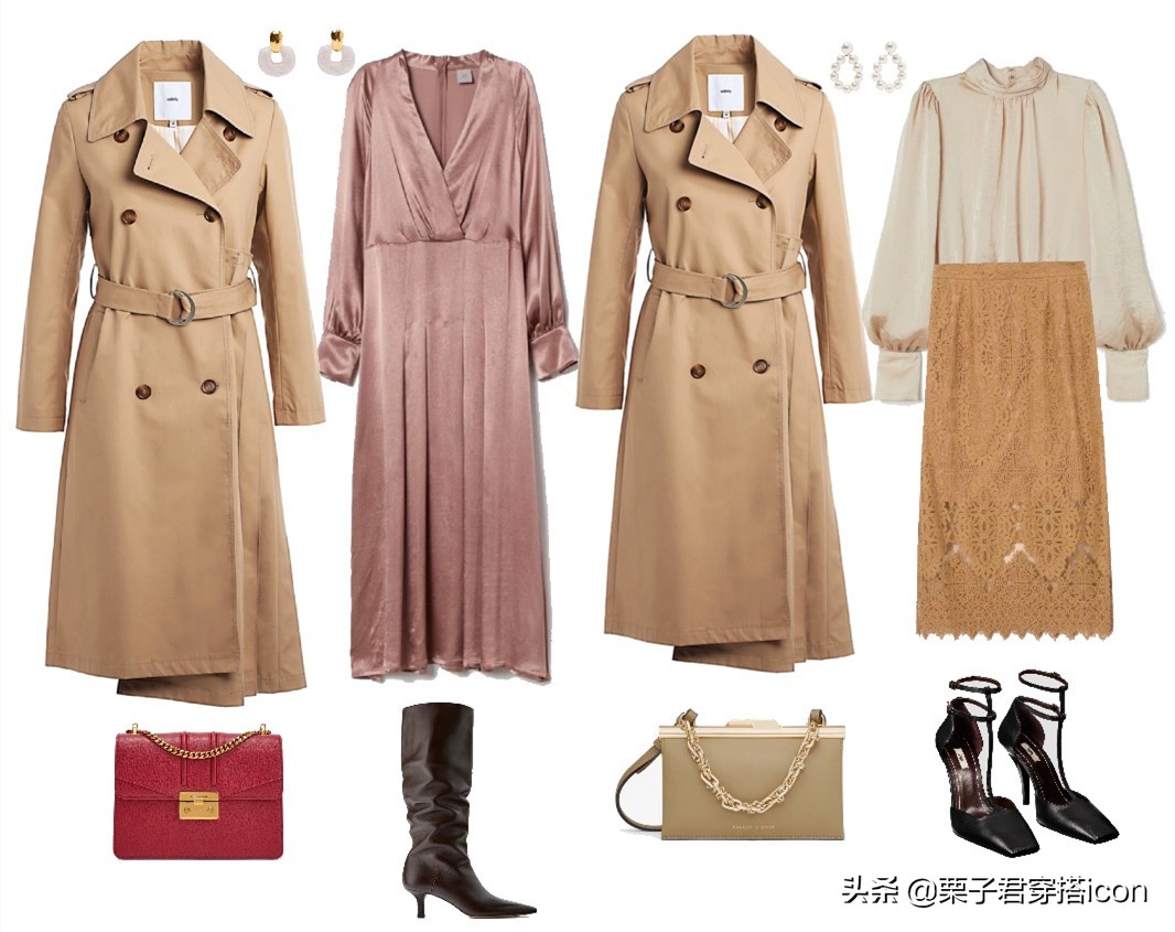 夏天卡其色穿搭最高级,秋冬穿搭卡其色气质高级感