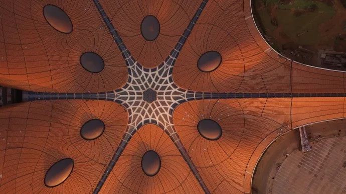 大兴机场内部平面示意图,北京大兴机场设计效果图