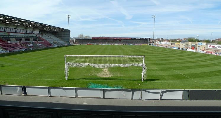 英乙俱乐部足球场,英甲各队球场