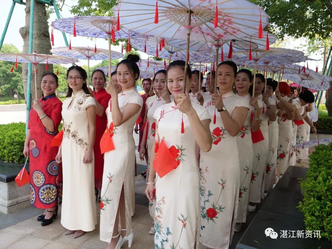 惊艳全国、破世界纪录!455名旗袍佳丽云集湛江遂溪玥珑湖