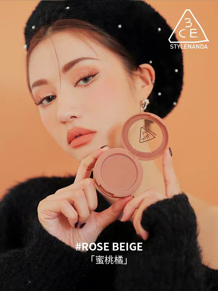 收缩色腮红和膨胀系腮红推荐平价,干枯玫瑰色腮红推荐