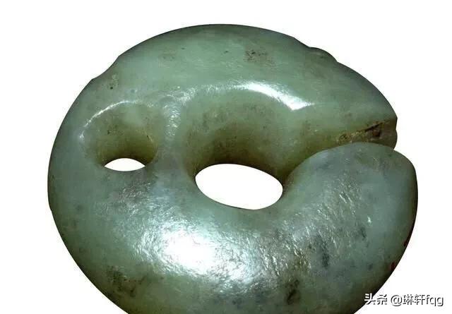 西周古玉橘皮纹,古玉橘皮