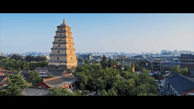 换个角度看西安，航拍建筑太震撼