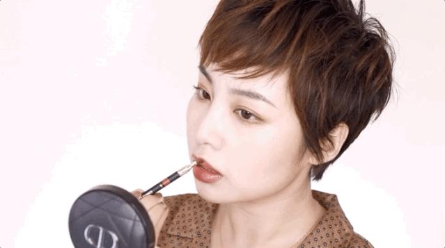 ins奶油甜杏妆,试妆如何能快速试完