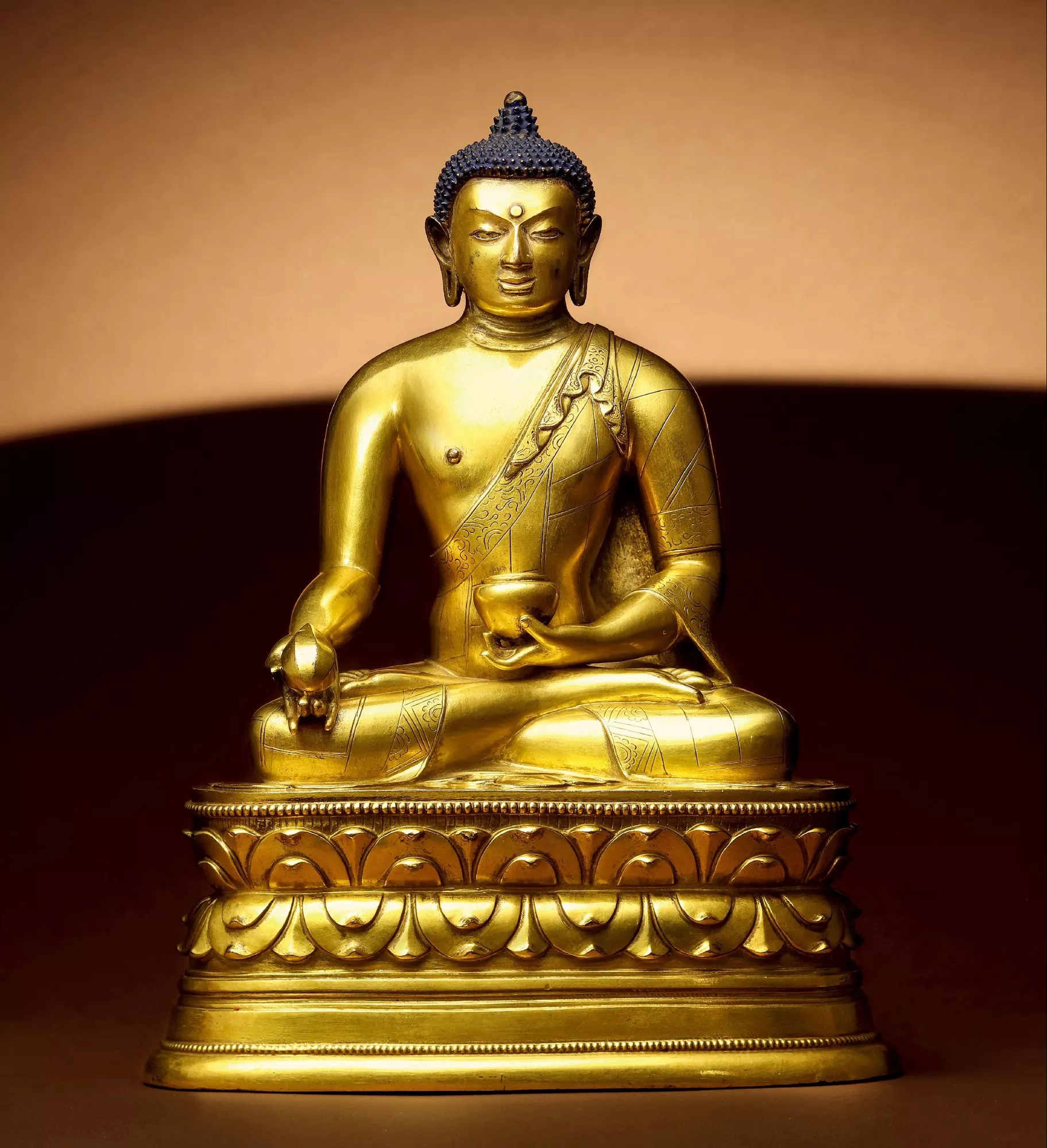 铜鎏金佛造像断代特征,古代金铜佛造像欣赏