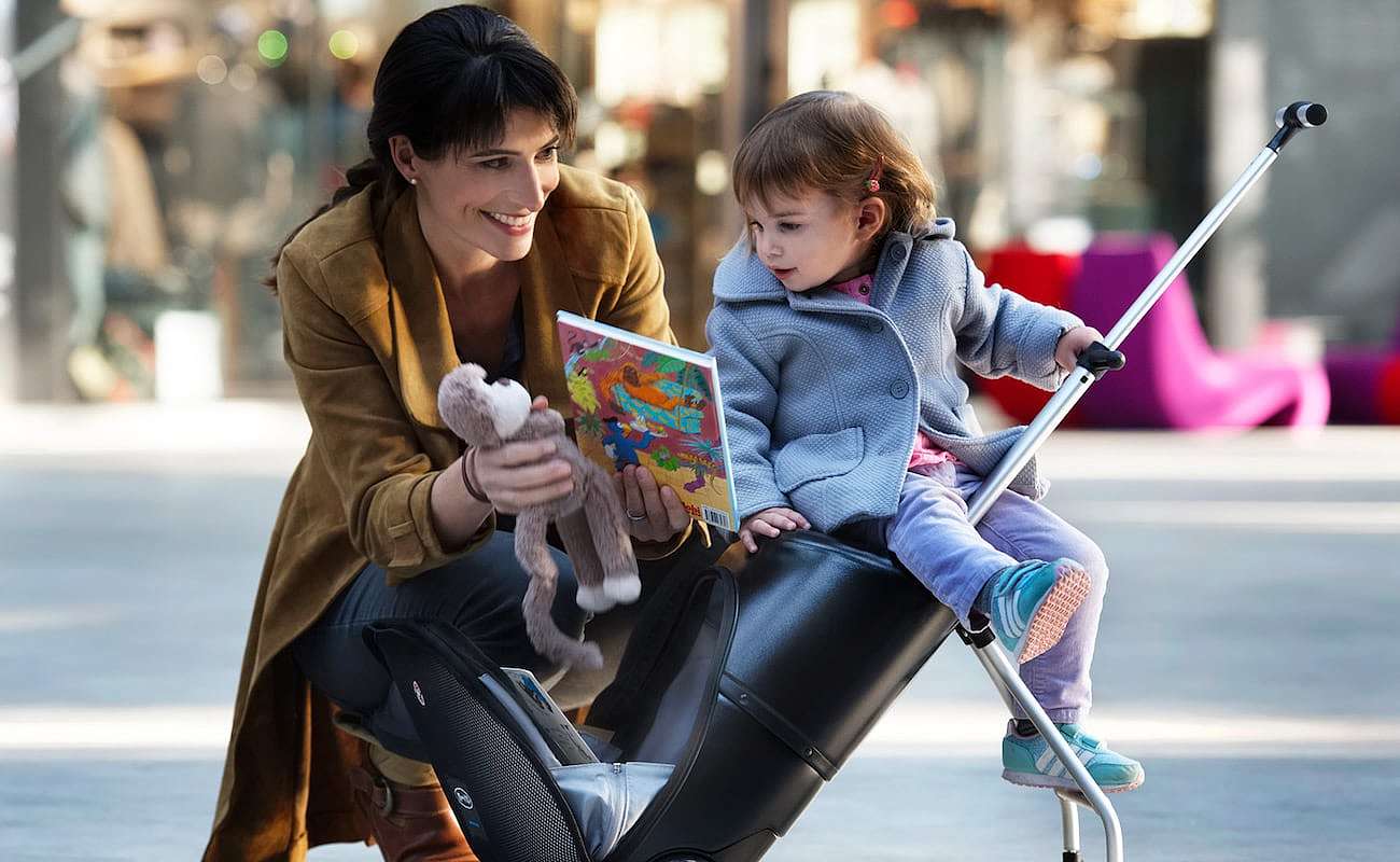 孩子不用抱,旅行更开心,宝妈神器微懒行李智能旅行伴侣