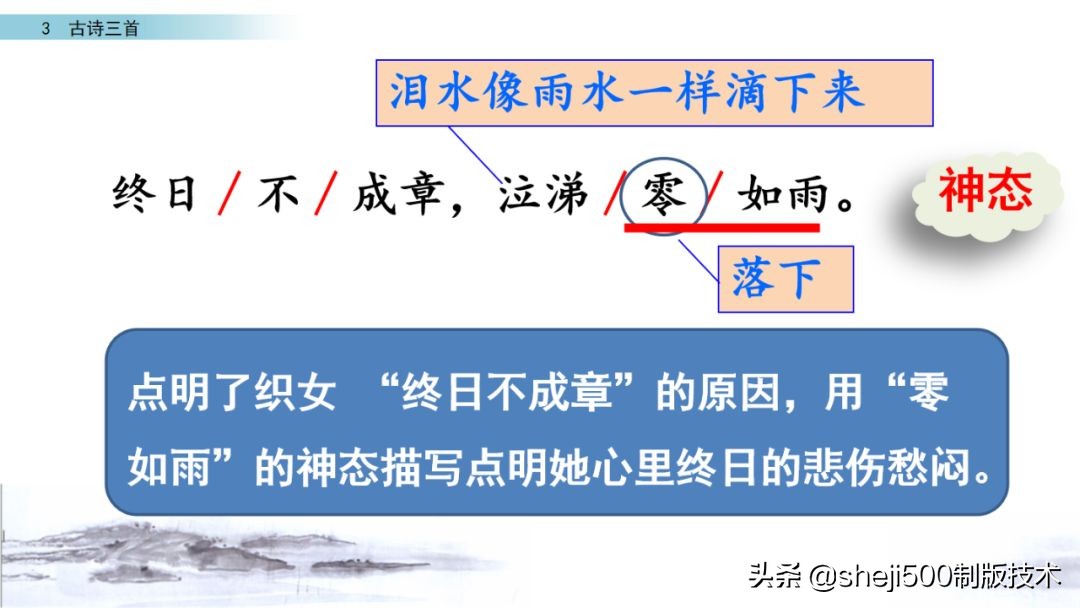 预习第3单元古诗三首六下,六年级下册语文3古诗三首知识点