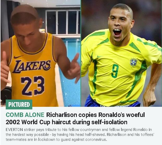 罗纳尔多阿福头发型怎么剃,罗纳尔多谈及自己的阿福头