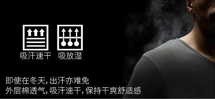 北极熊加绒保暖衣,冬季保暖衣推荐加绒北极绒