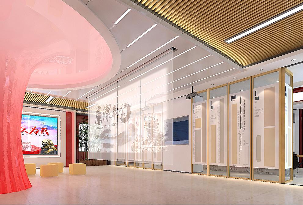 党建数字化互动墙,党建回顾党建展厅