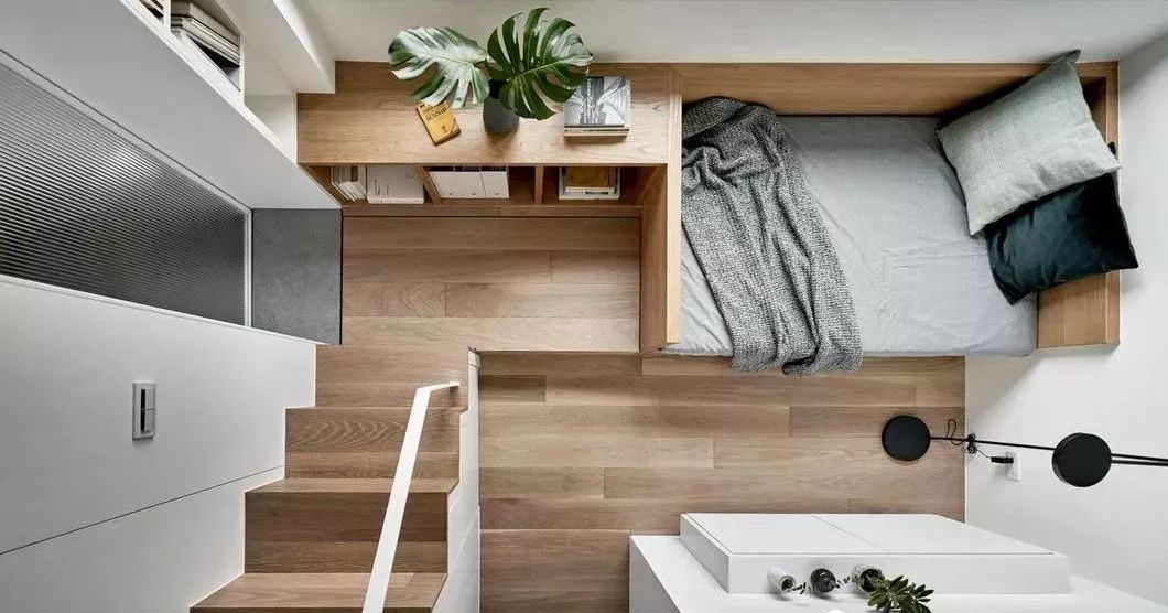 小户型客厅挑高如何利用空间,挑高空间商住两用