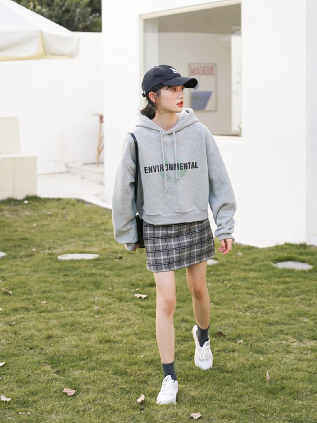 温柔又保暖的穿搭学生党女,冬季保暖时尚穿搭小个子学生