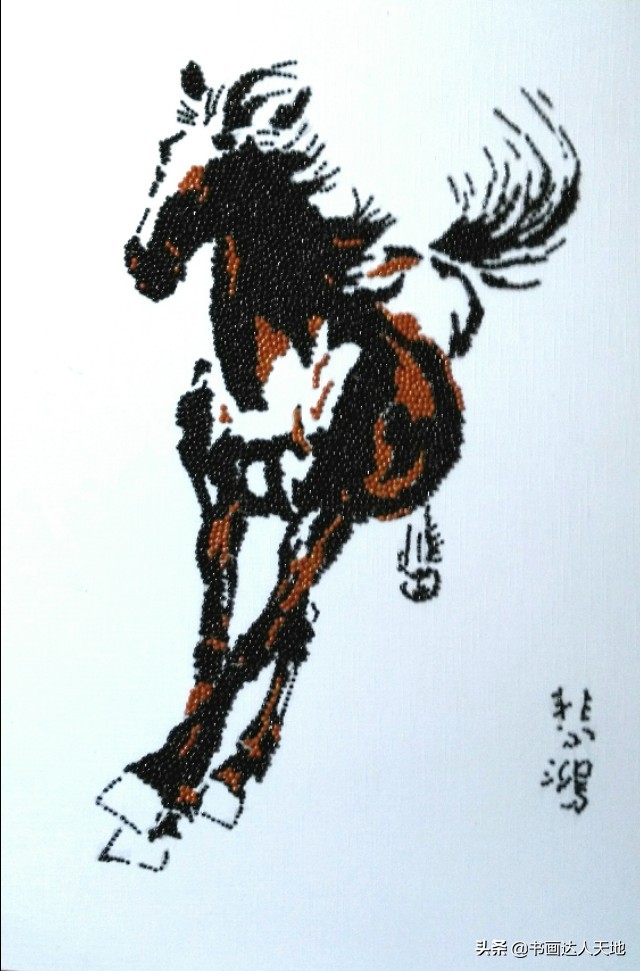 做五谷手工画需要什么豆子,儿童手工制作五谷杂粮贴画