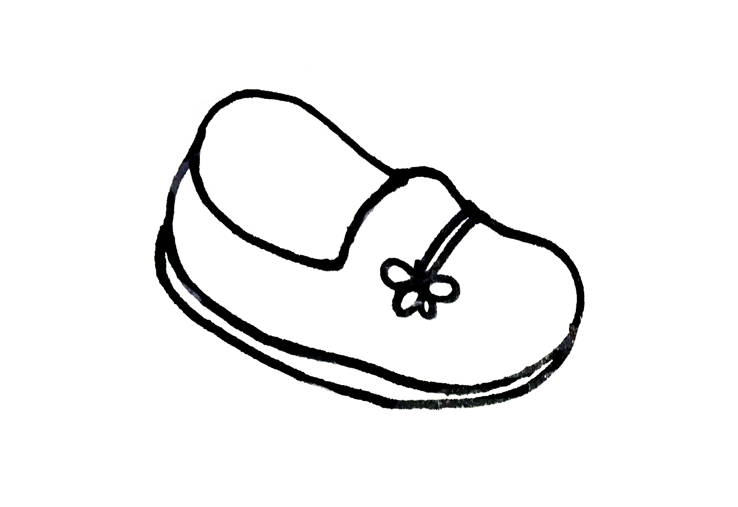 儿童鞋简笔画图片大全,各种各样的鞋简笔画