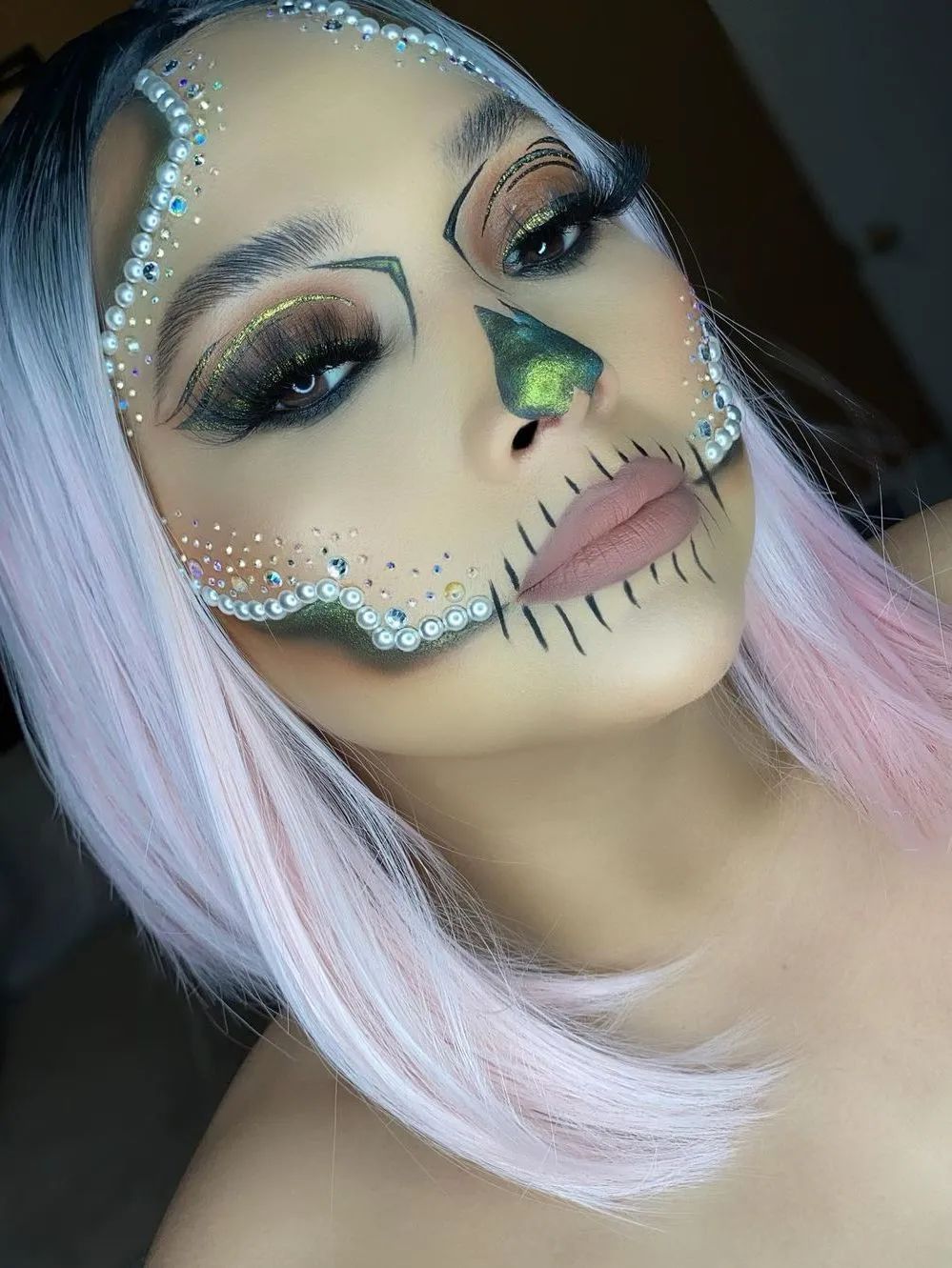 美妆博主万圣节妆容,国外美妆博主万圣节