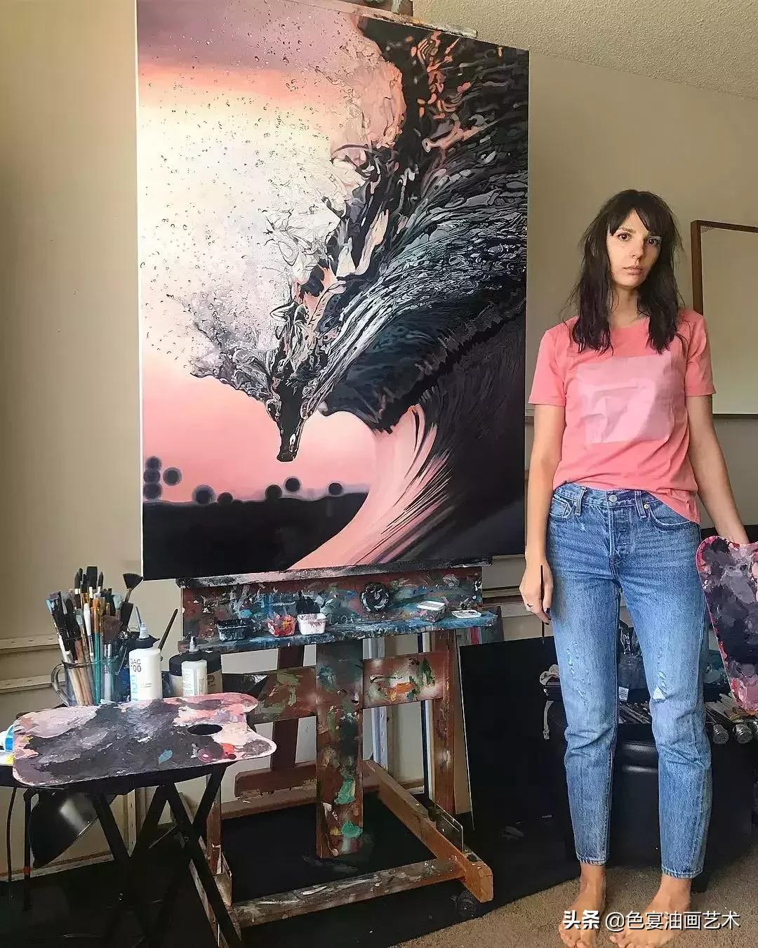 用最简单的画笔，画出绝美的大海