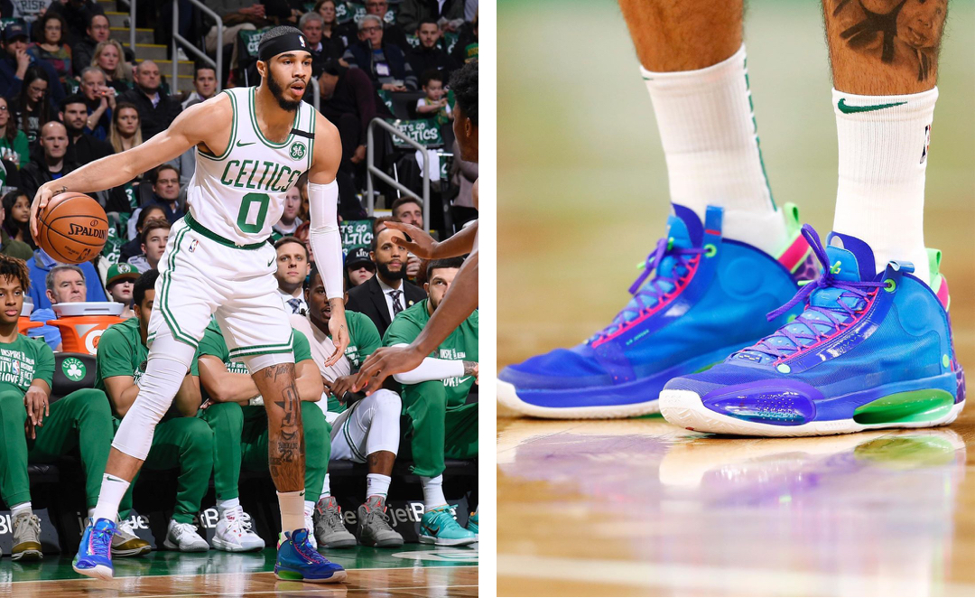 哈雷尔上脚球鞋锐步,nba上脚球鞋排行榜kd16