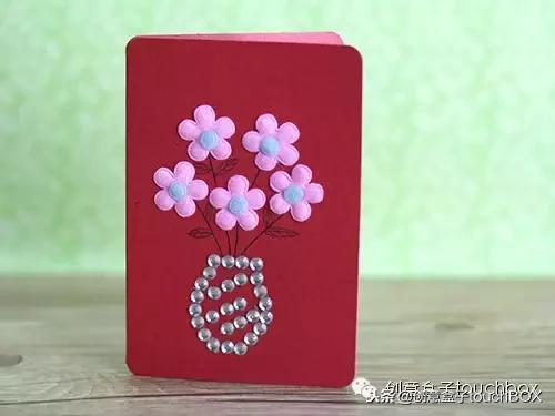 自制新年贺卡送给妈妈,制作超难的新年贺卡