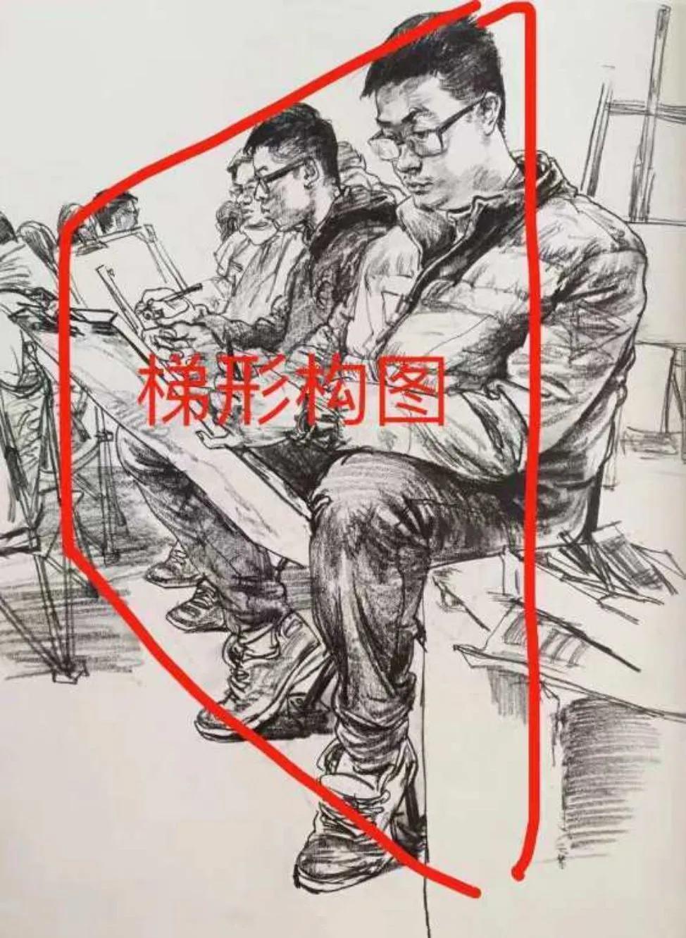 联考速写用什么姿势画,画速写怎么构图
