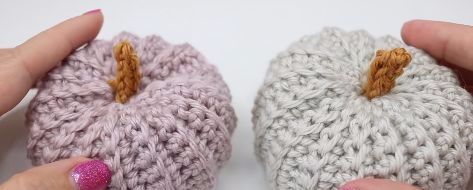 南瓜储物盒钩针教程,小南瓜卡子钩针教程