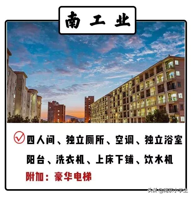 南京各大学宿舍楼,南京市前十高中最好的宿舍