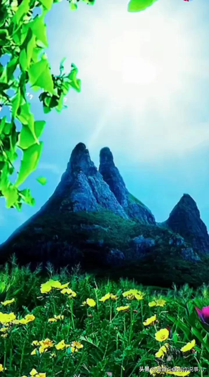 清新养眼青山绿水风景桌面壁纸,壁纸图片蓝天白云青山绿水