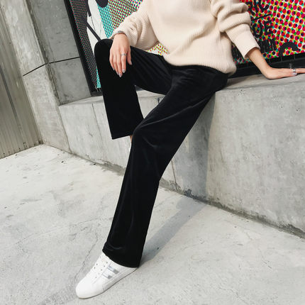 秋冬款高腰显瘦阔腿裤搭配,阔腿裤秋冬款搭配显瘦