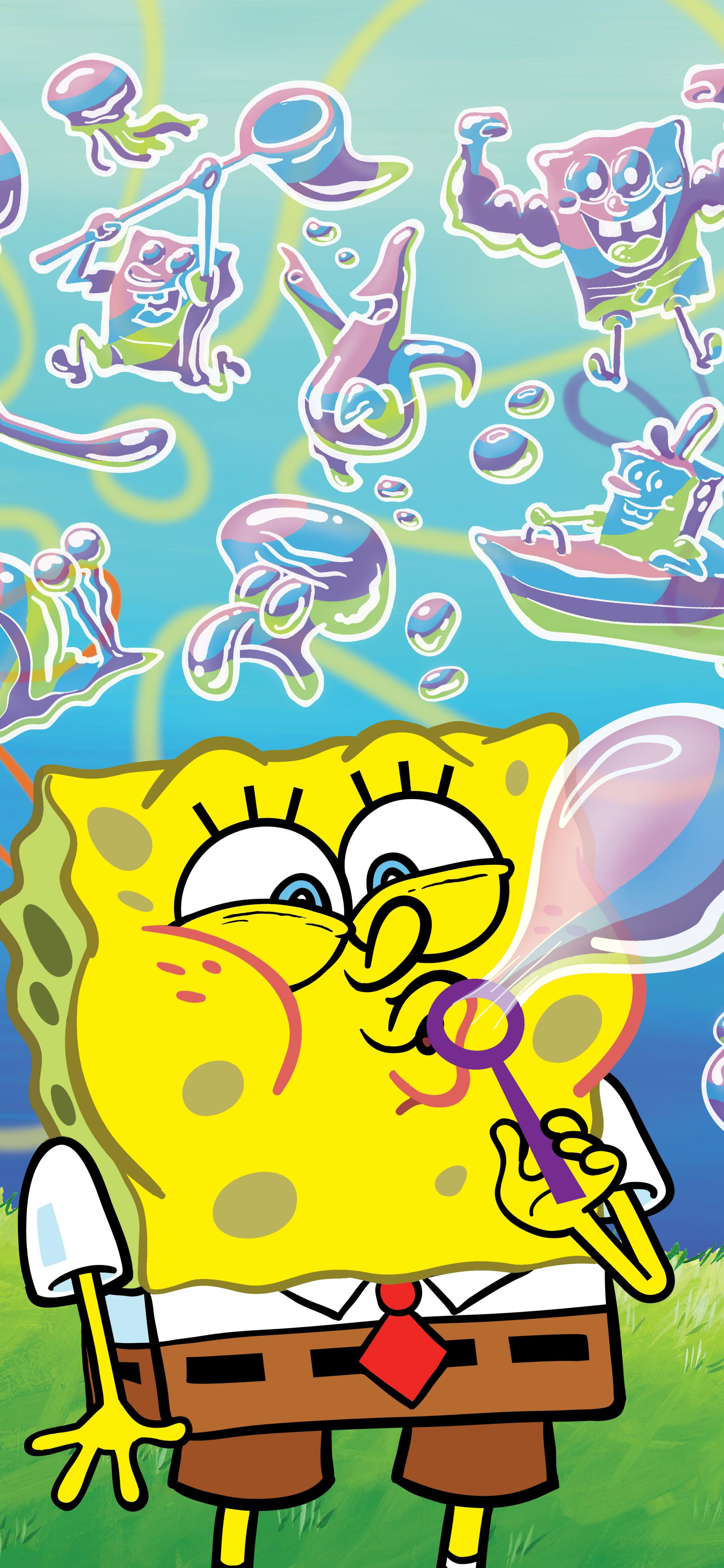 海绵宝宝ipad壁纸,海绵宝宝蜡笔小新壁纸