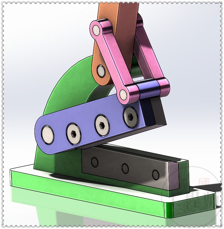 用solidworks设计机械臂夹爪,solidworks做连杆演示