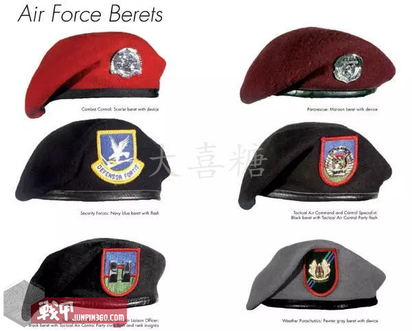 空军宪兵第四部分：安全部队制服配饰中的特色元素