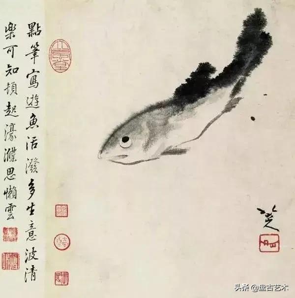 画出艺术家人生大寂寞的国画艺术作品——盘古油画艺术