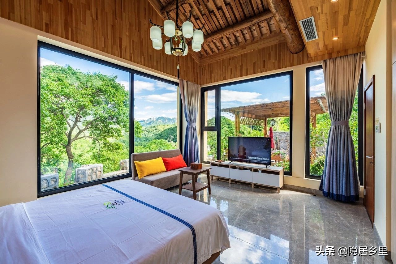 京郊温泉恒温泳池酒店,京郊民宿恒温泳池