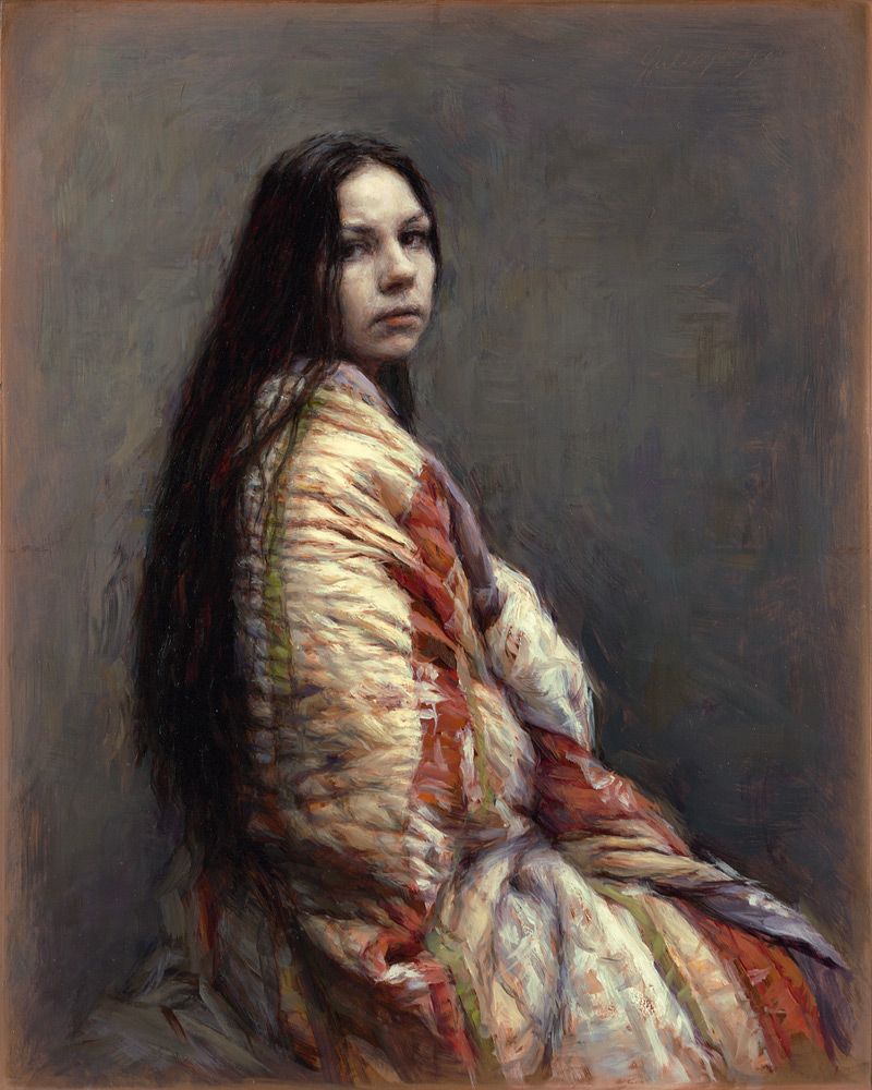 极致好看的人物肖像,经典绘画风格的肖像摄影