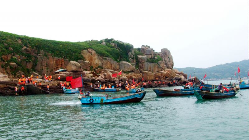 漂洋过海来相约,嵊泗曦海民宿看日出