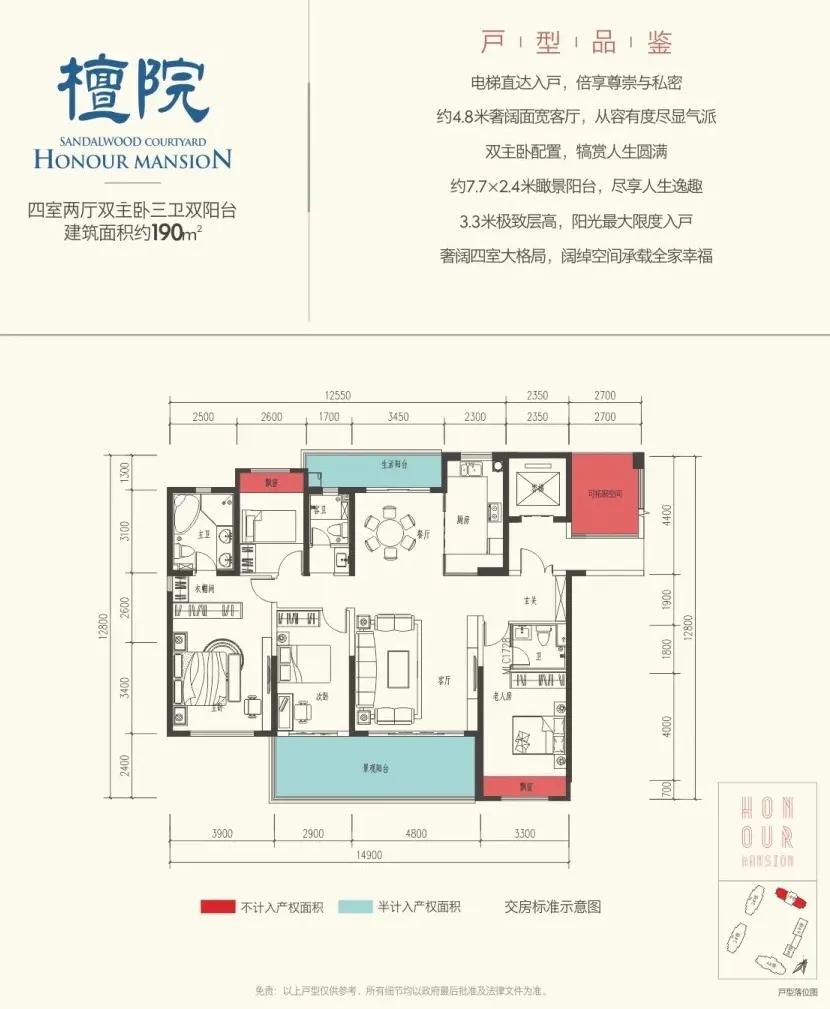 昆明华飞新域宸璟125平,五华区华飞新域宸璟房价