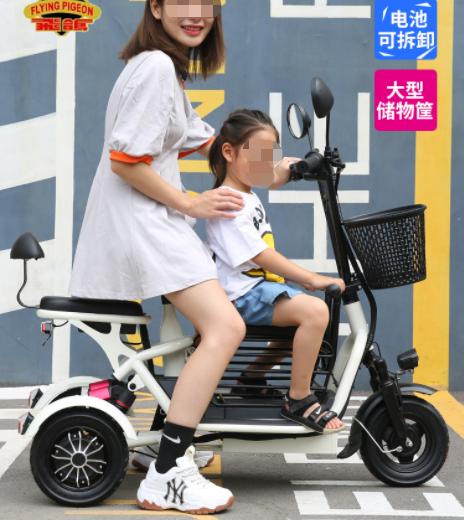 飞鸽电动三轮车超轻便携小型,飞鸽电动三轮车代步车教程