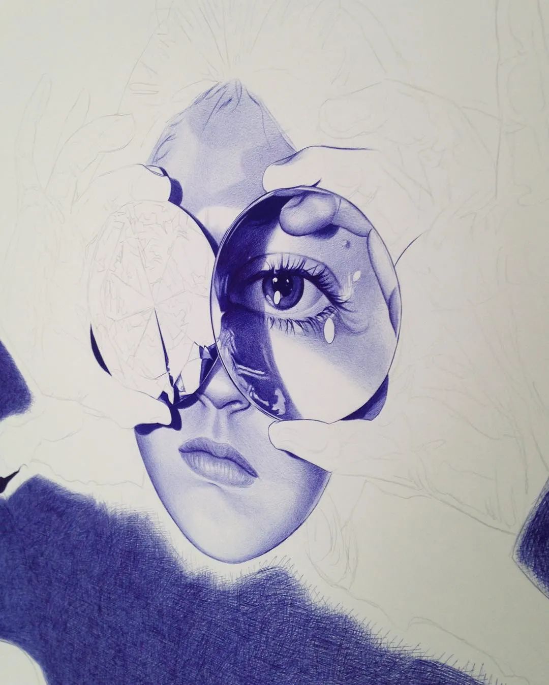 笔尖下的女人火辣性感身材,一天时间7000万*放播**量,网友围观