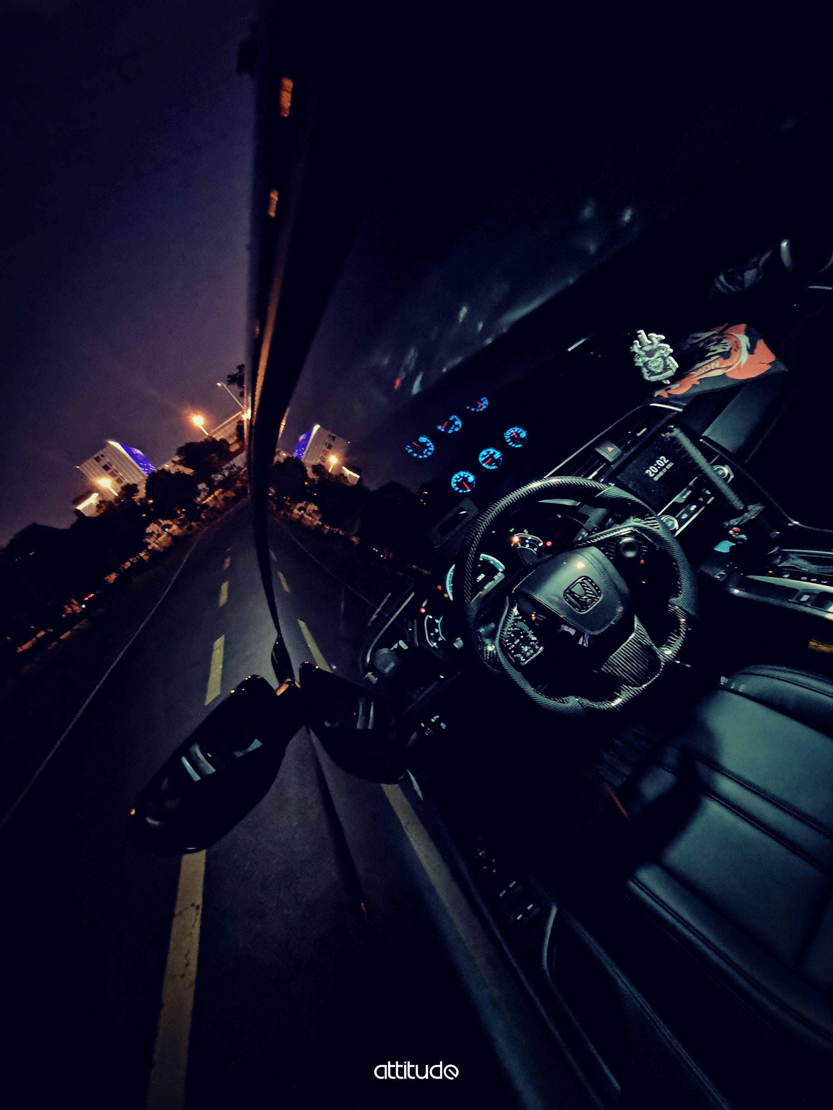 十代思域外观黑白改装方案,十代思域全黑改装