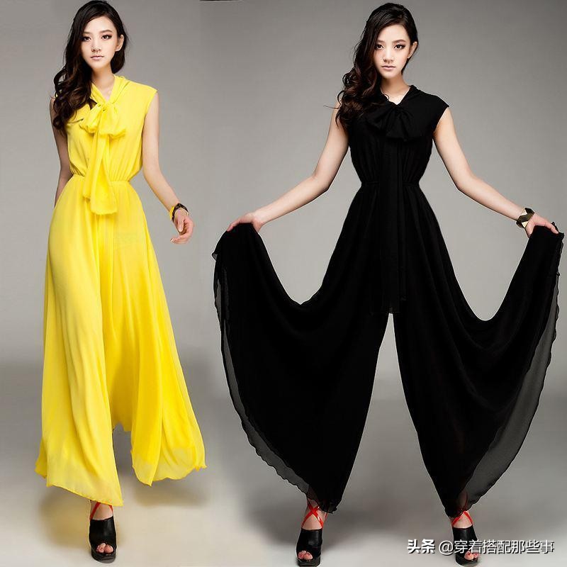 长款裙裤的时尚穿搭法则,高端裙裤搭配冬款