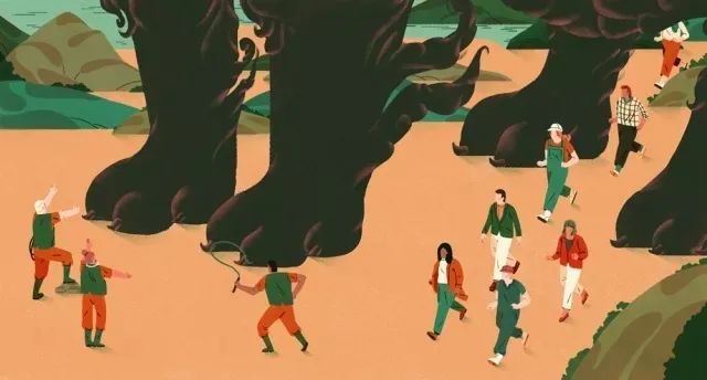 精妙的细节和色彩插画,插画作品想象力是最吸引人的色彩