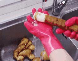 日本削土豆手套,去皮刮鱼鳞神奇手套