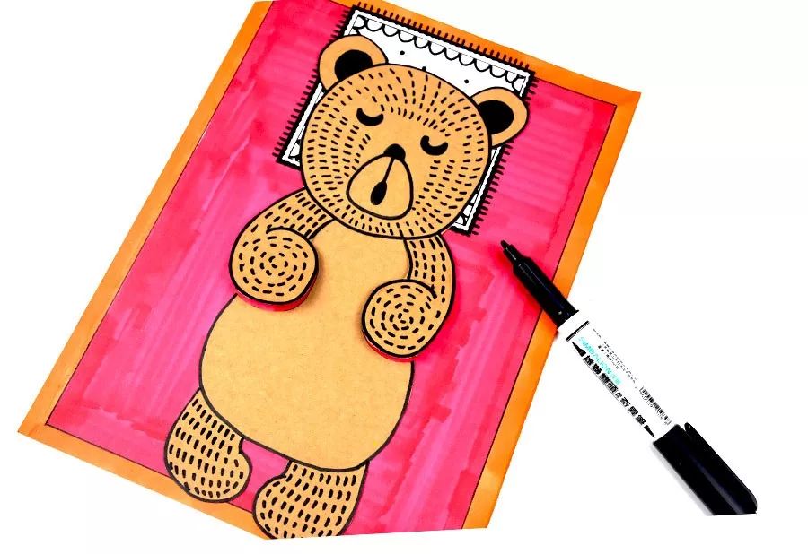 蘑菇房子儿童画教程,创意儿童画教程