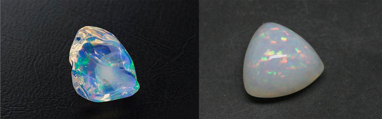 水晶欧泊和丫鬟,粉色水晶欧泊