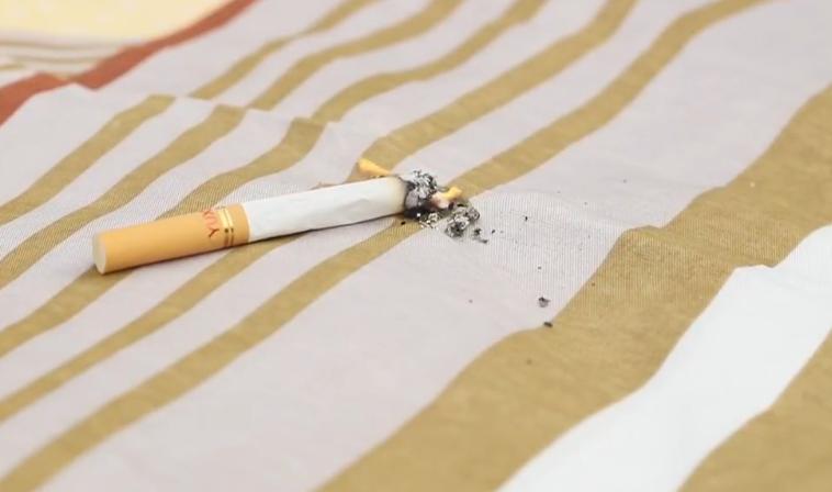 一个小小的烟头引起火灾,一个小小的烟头