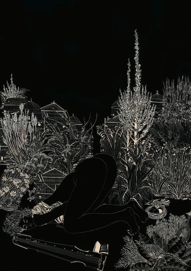 冷冰川水墨作品欣赏,冷冰川墨刻完整视频